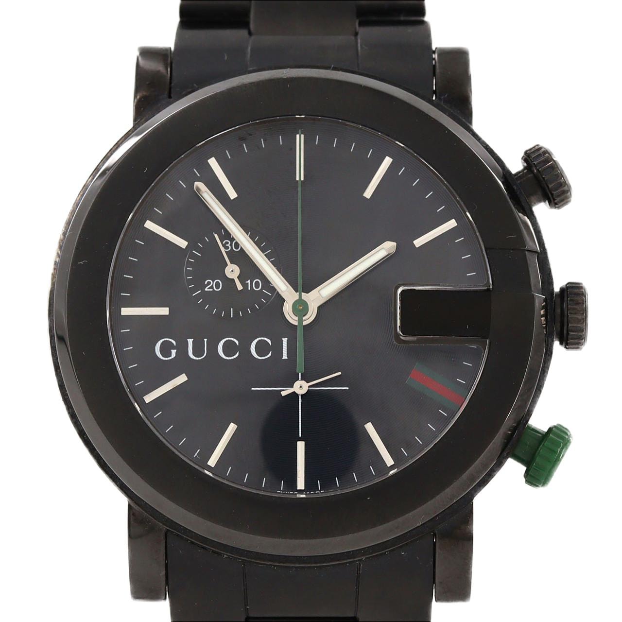 グッチ Gクロノ PVD 101MCHRONO/YA101331 SS クォーツ