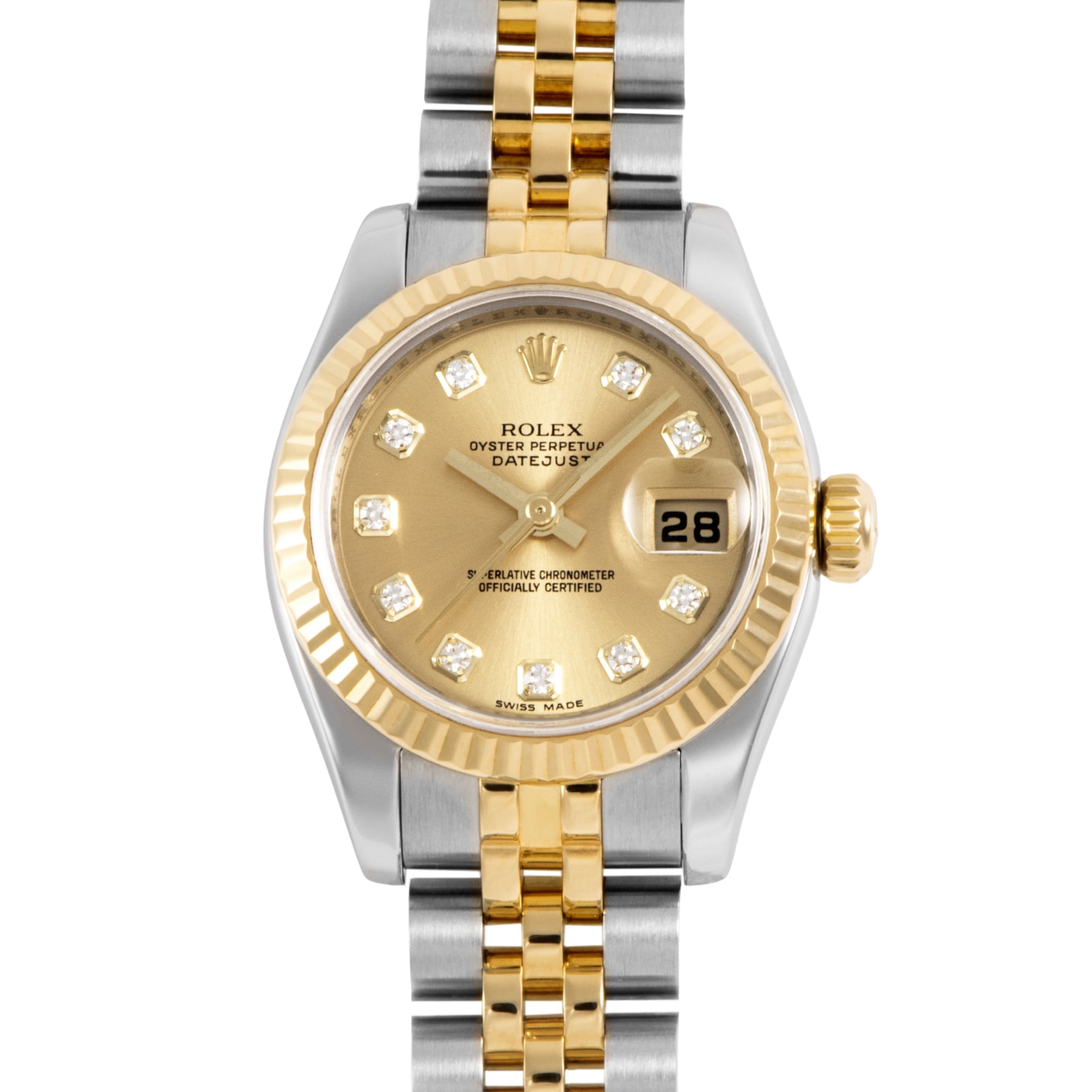 ROLEX ロレックス デイトジャスト 179173G M番 SS/YG【中古】