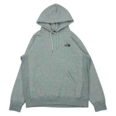THE NORTH FACE ノースフェイス NT62348 バックスクエアロゴ フーディー プルオーバー パーカー グレー系 XL【中古】