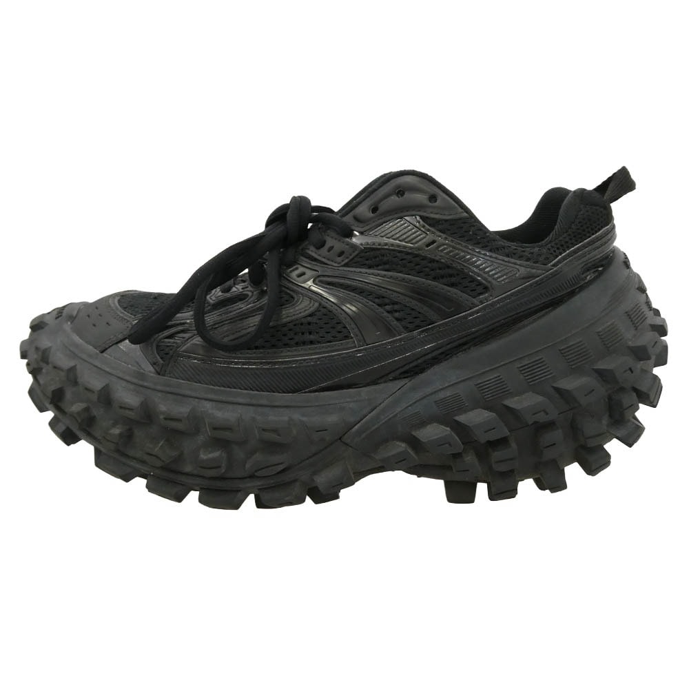 BALENCIAGA バレンシアガ 685611 BOUNCER DEFENDER SNEAKERS バウンサーディフェンダー スニーカー ブラック系 38【中古】