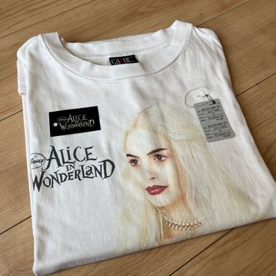 © SAINT Mxxxxxx x Disney Alice In Wonderland QN Short Sleeve T-shirt "White"