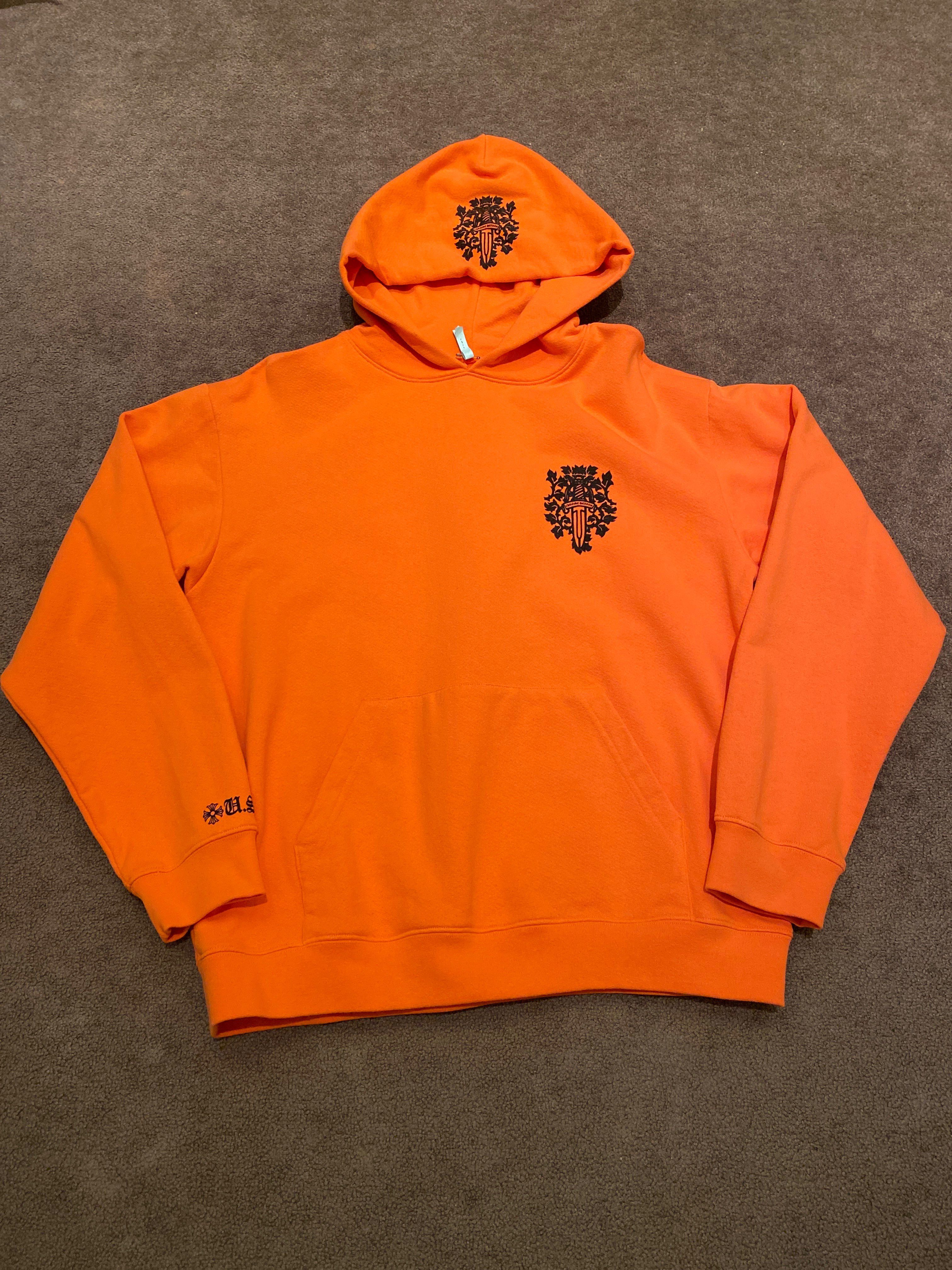 Chrome Hearts Vine Dagger Hoodie "Orange"