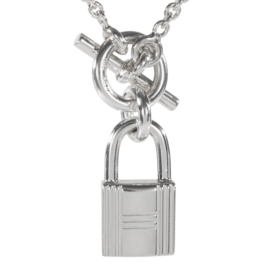 HERMES エルメス アミュレット カデナケリー  ネックレス ペンダント シルバー【中古】