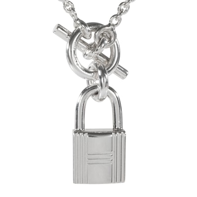 HERMES エルメス アミュレット カデナケリー ネックレス ペンダント シルバー【中古】