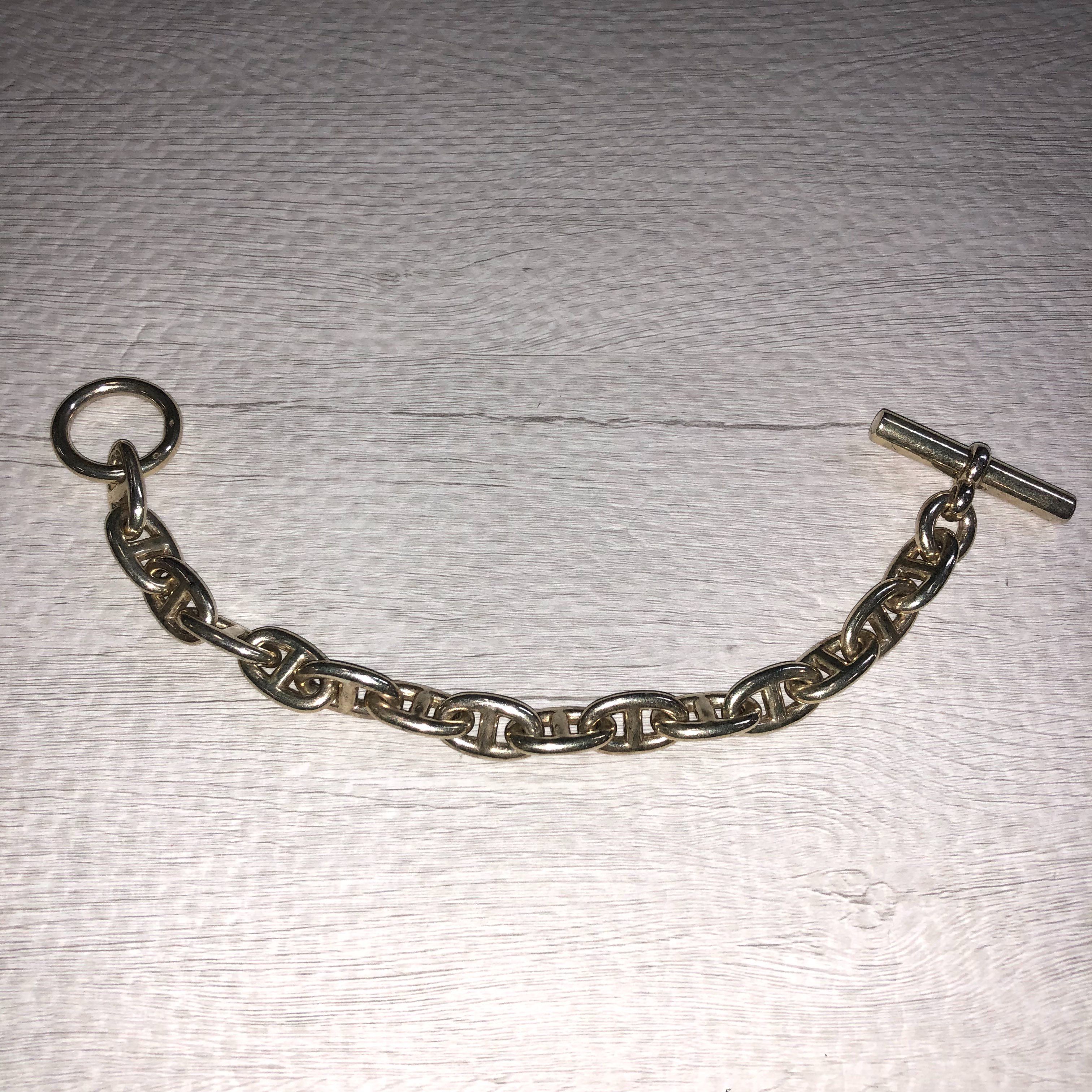 Hermes Chaine D'ancre MM Bracelet "Silver"