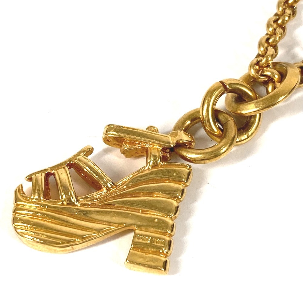 サルヴァトーレフェラガモ Salvatore Ferragamo サンダル 靴 ヴィンテージ アクセサリー ジュエリー ロングネックレス チェーンネックレス ネックレス メタル ゴールド