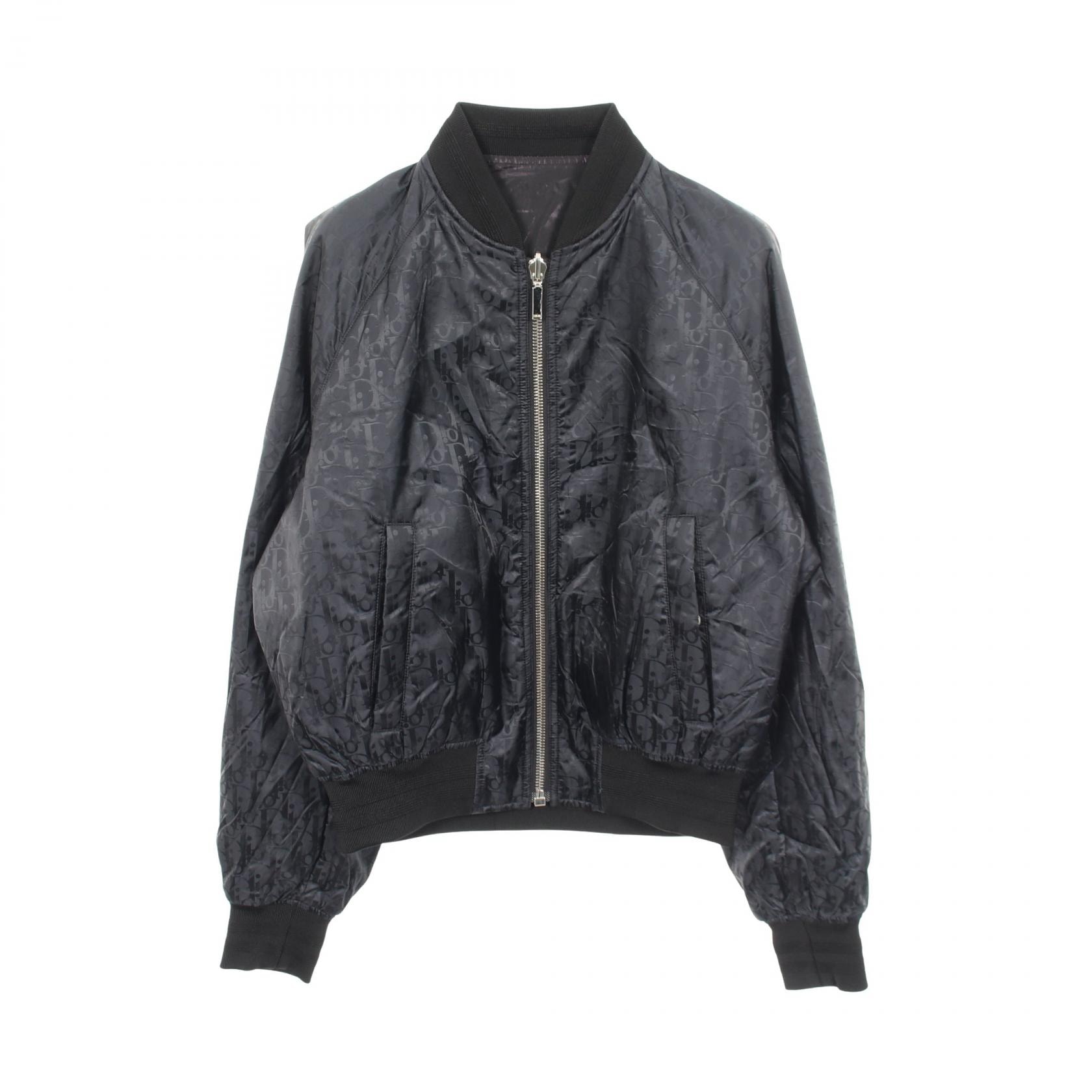 ディオール Dior オブリーク ブルゾン 衣料品 アウター ナイロン メンズ ネイビー系 【中古】