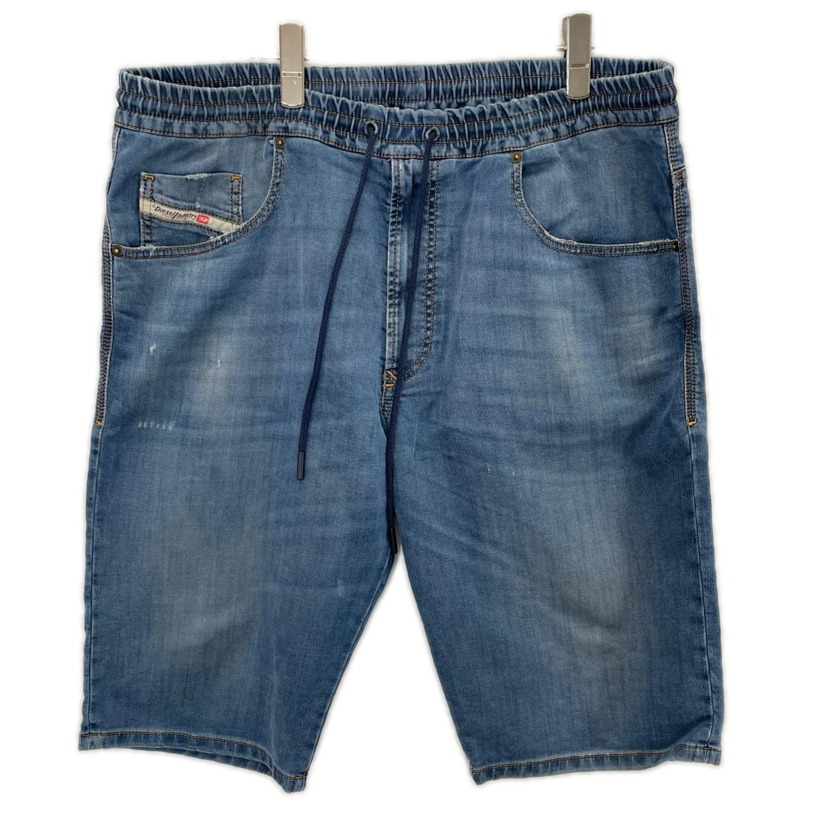 ディーゼル 068JV ウォッシュブルー 2033 D-KROOLEY-SHORT JOGG ハーフパンツ 36