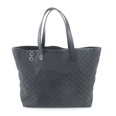 ■美品 グッチ GGナイロン 211525 トート バッグ