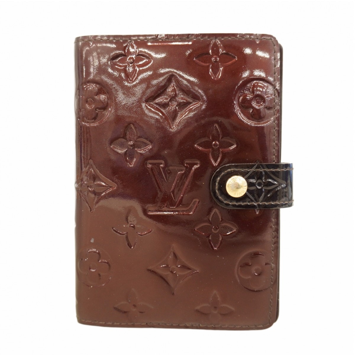 ★SALE【6cd4666】ルイヴィトン 手帳カバー ヴェルニ アジェンダPM R21026 アマラント【中古】レディース