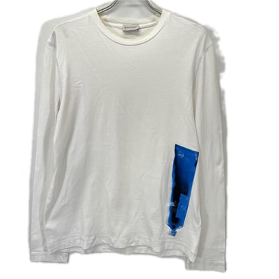 モンクレール 19年製 ホワイト MAGLIA Tシャツ L