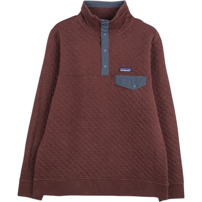 古着 パタゴニア Patagonia ORGANIC COTTON オーガニックコットン 25281FA17 キルトスナップT ハーフスナップ スウェットシャツ トレーナー レディースL相当/eaa680354
