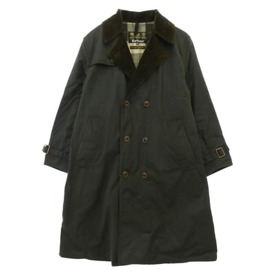 Barbour バブアー 1602333 WAX TRENCH COAT ワックス トレンチ コート ダークグリーン系 36【中古】
