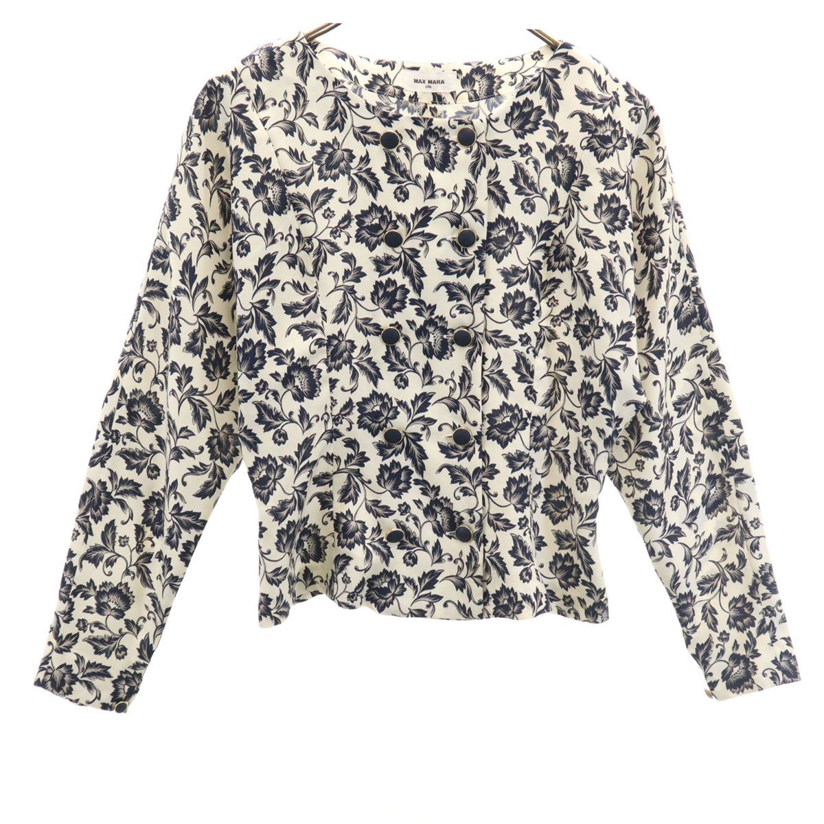 MAX MARA ペプラム ノーカラージャケット