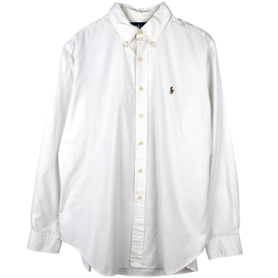 古着 ラルフローレン Ralph Lauren CLASSIC FIT 長袖 ボタンダウンシャツ メンズXL相当/eaa666412