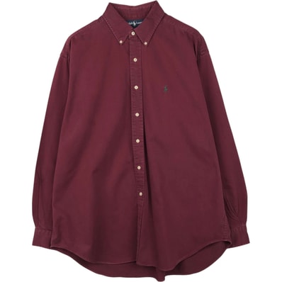 古着 ラルフローレン Ralph Lauren BLAIRE 長袖 ボタンダウンシャツ メンズXL相当/eaa643849