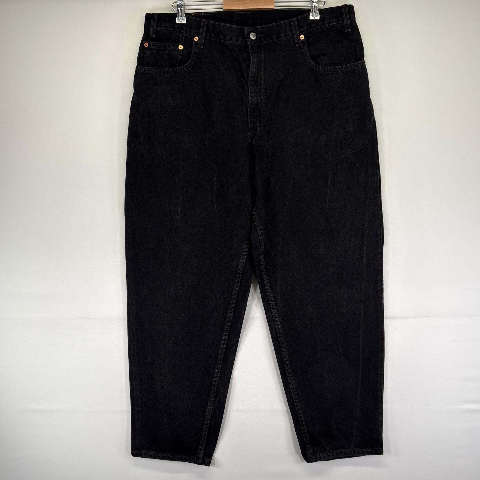 古着 90's/90年代 リーバイス Levi's デニム パンツ 560 テーパード バギー ジーパン 大きいサイズ w40 L30  ブラック系 メンズ