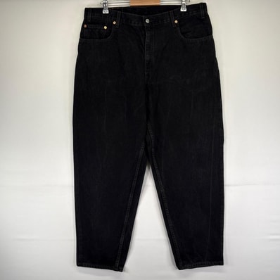 古着 90's/90年代 リーバイス Levi's デニム パンツ 560 テーパード バギー ジーパン 大きいサイズ w40 L30 ブラック系 メンズ
