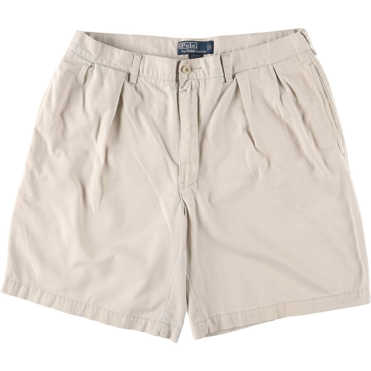 古着 ラルフローレン Ralph Lauren POLO by Ralph Lauren TYLER SHORT ツータック チノショーツ ショートパンツ メンズw36相当/eaa559921