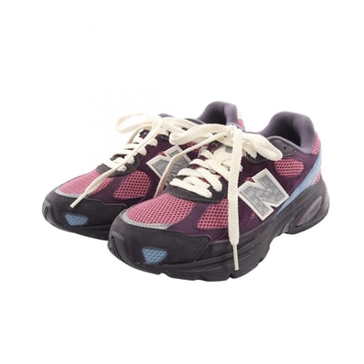 ニューバランス NEW BALANCE NEW BALANCE × KITH Abzorb 2010 スニーカー 靴 スウェード ファブリック メンズ レディース パープル系 【中古】