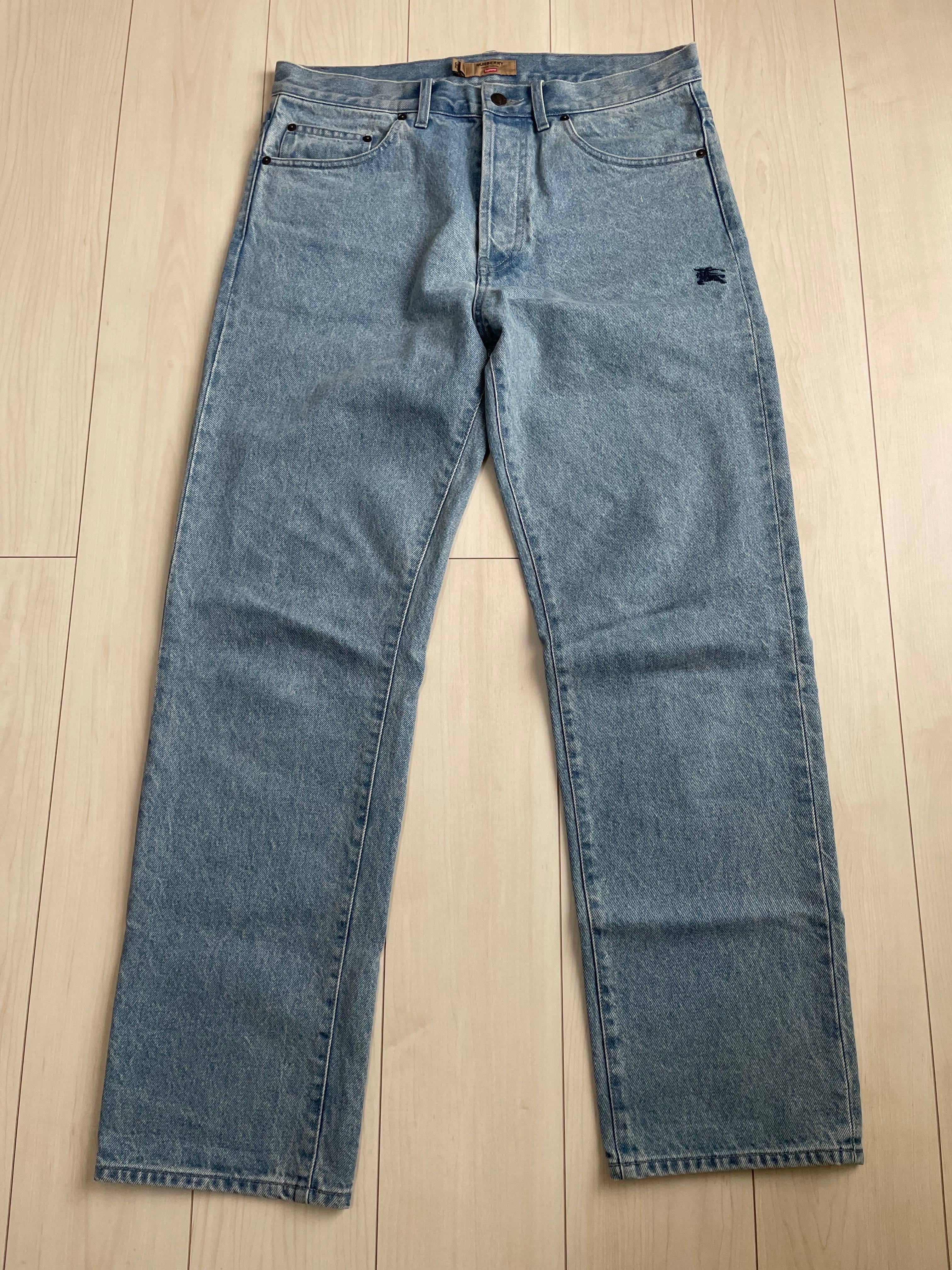Supreme / Burberry Regular Jean "Blue"