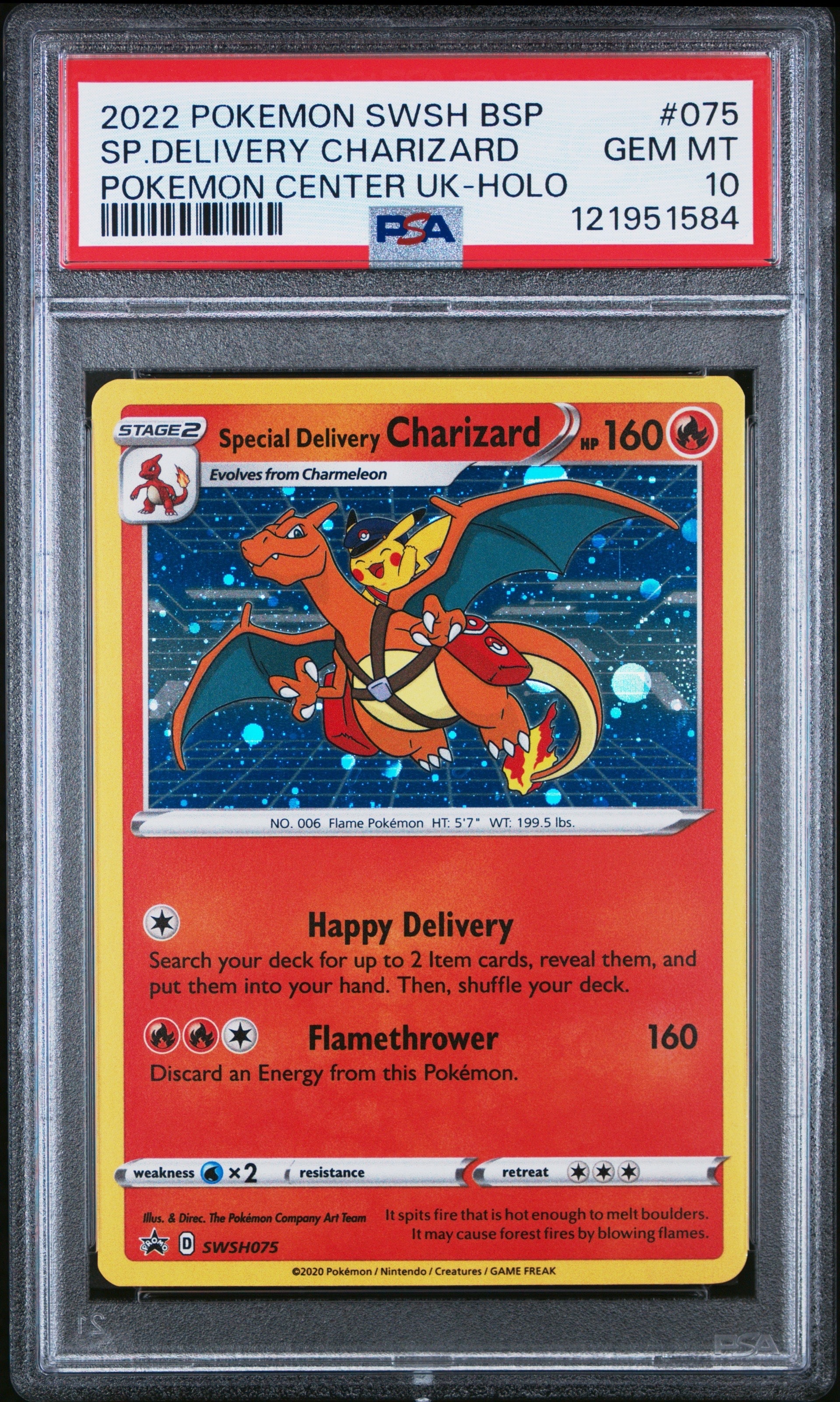 ARS10】スペシャルデリバリーリザードン P [SWSH075]【英語版】(ソード