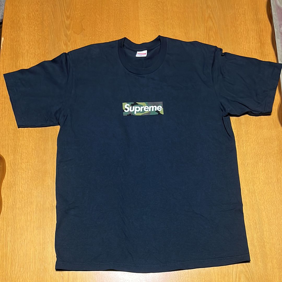 Supreme Box Logo Tee "Navy" (23FW)