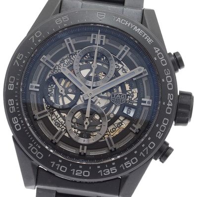 ☆良品 タグホイヤー カレラ キャリバーホイヤー01 メンズ 【中古】