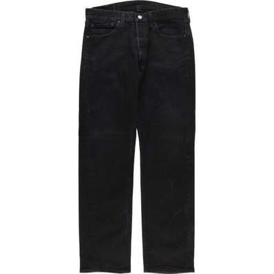 古着 リーバイス Levi's 501 ブラックデニム ストレートデニムパンツ メンズw32相当/eaa615379