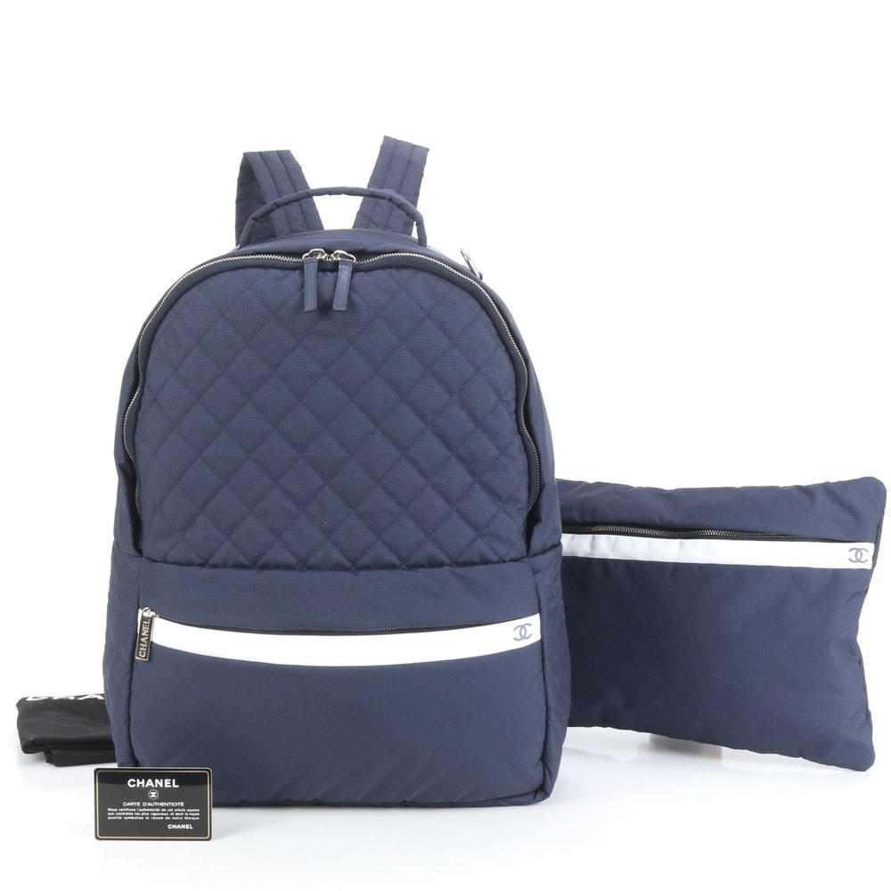 ■未使用 シャネル マトラッセポーチ 付きリュックサック