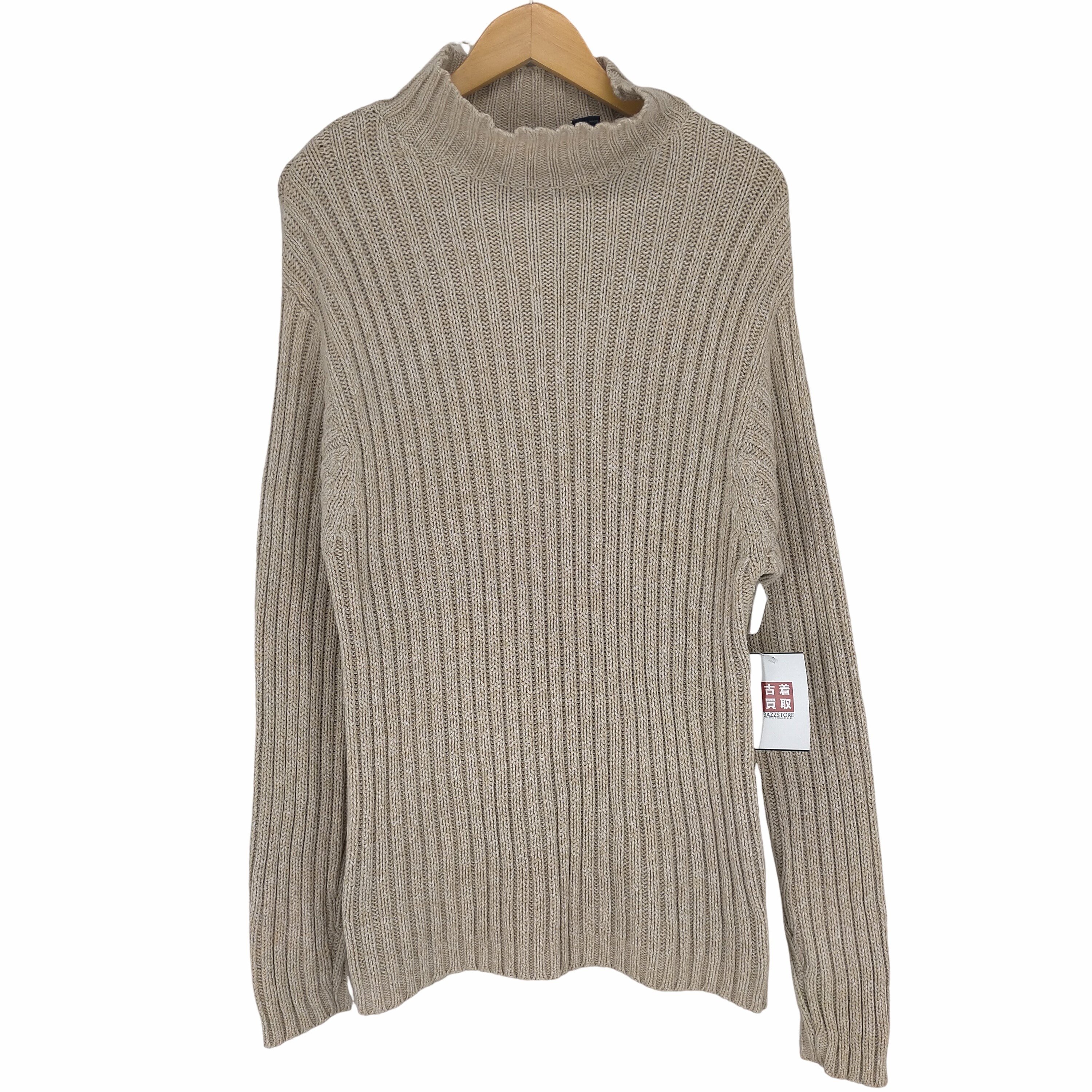 00S ハイネックコットンケーブルニット【1132539028350】