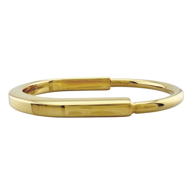 ティファニー ロック バングル 18金 K18イエローゴールド レディース TIFFANY&Co. 中古