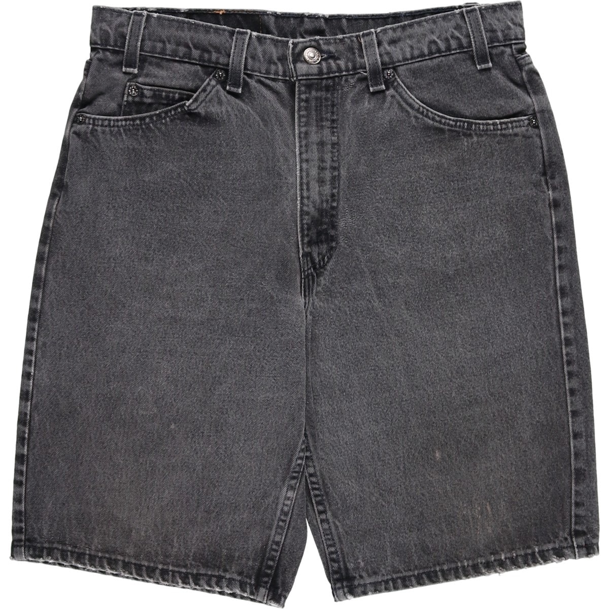 古着 90年代 リーバイス Levi's 550 RELAXED FIT オレンジタブ ブラックデニムショーツ ショートパンツ USA製 メンズw33相当 ヴィンテージ/eaa627213