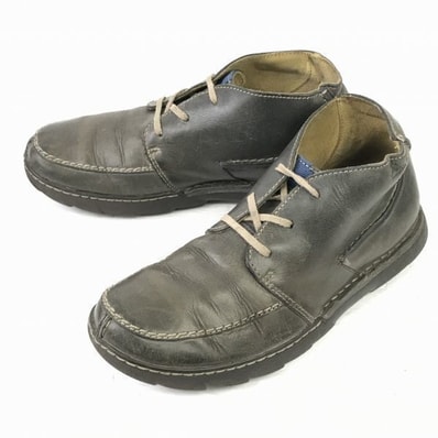クラークス/clarks★本革/チャッカブーツ【25.5/グレー】ドレスシューズ/ビジネス◆WB55-4