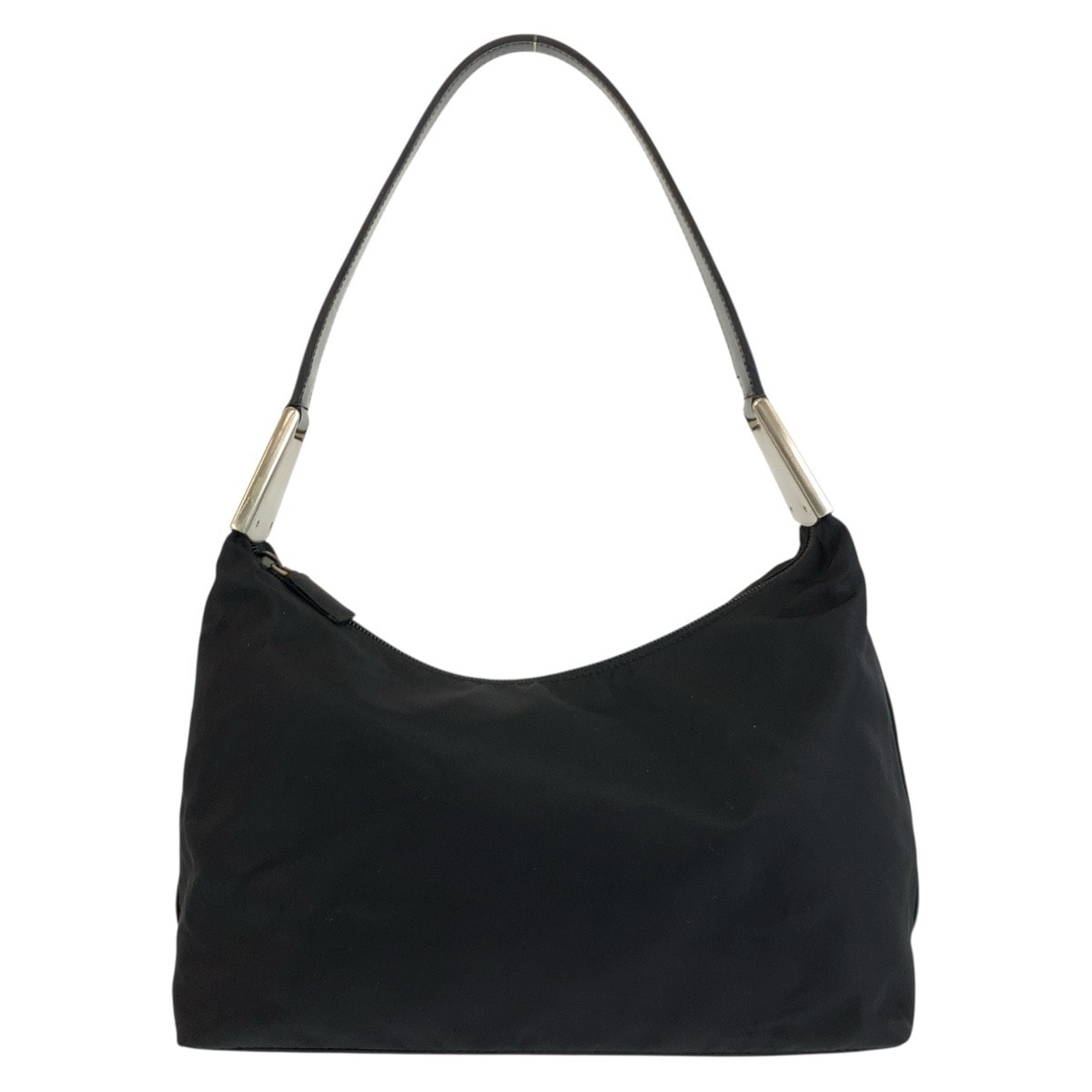美品 PRADA プラダ テスート ブラック 黒 シルバー金具 ナイロン ショルダーバッグ 604301 【中古】