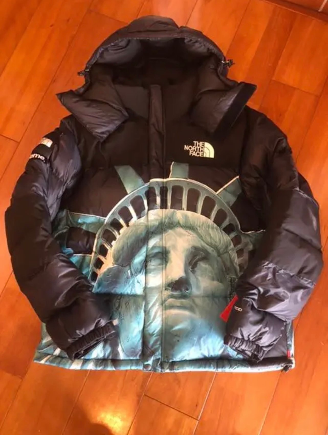 Supreme x The North Face Statue of Liberty Baltoro Jacket "Black"