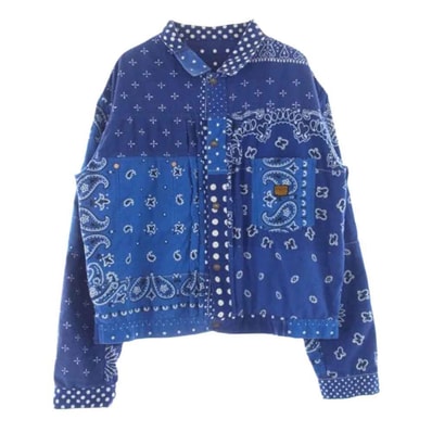 KAPITAL NELCK QUILTING SLAPPY SHIRT COAT KAPITAL NELCK QUILTING SLAPPY SHIRT COAT