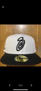 Stussy CURLY S NEW ERA CAP "White"