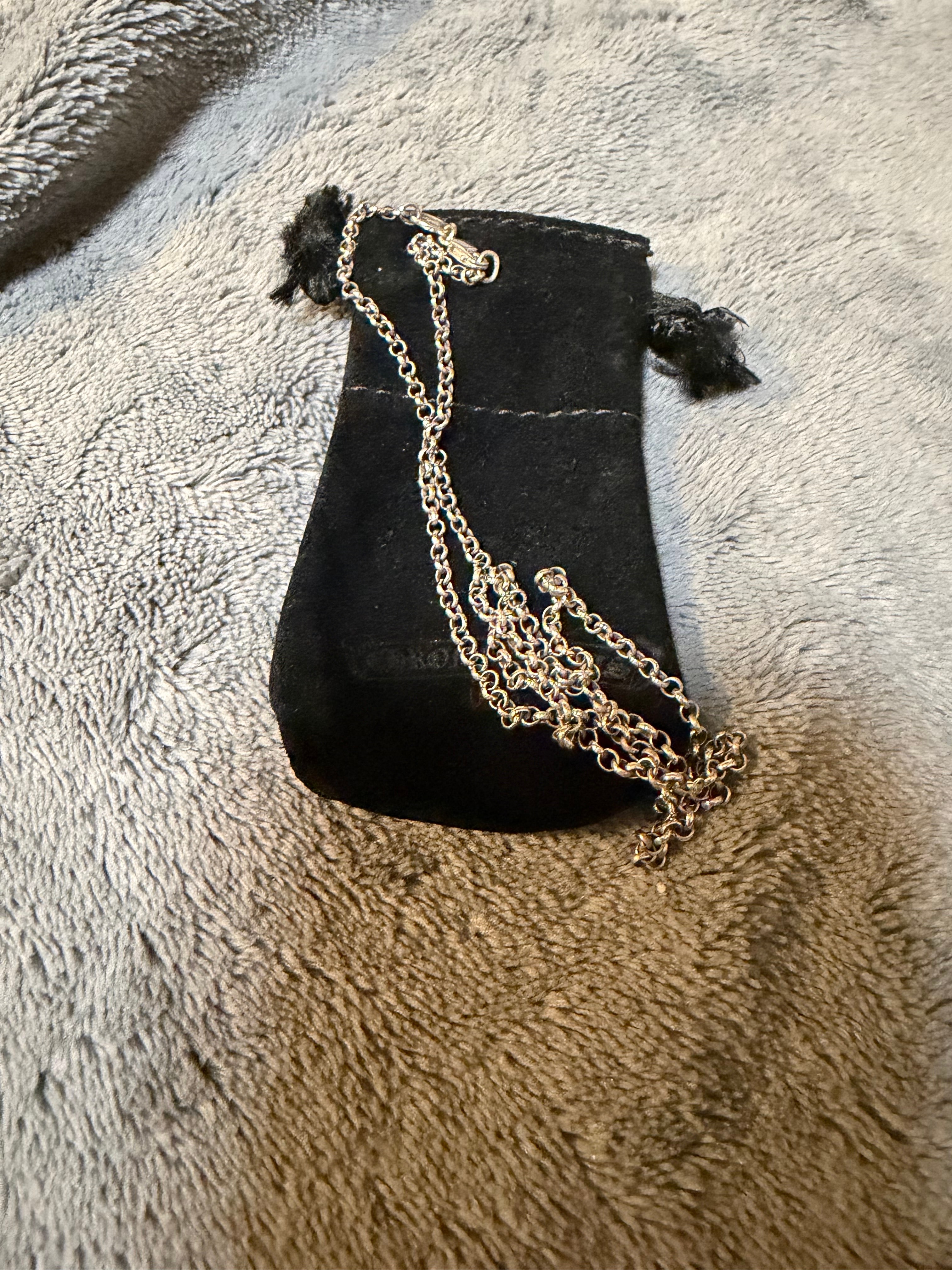 Chrome Hearts Roll Chain Necklace "Silver"