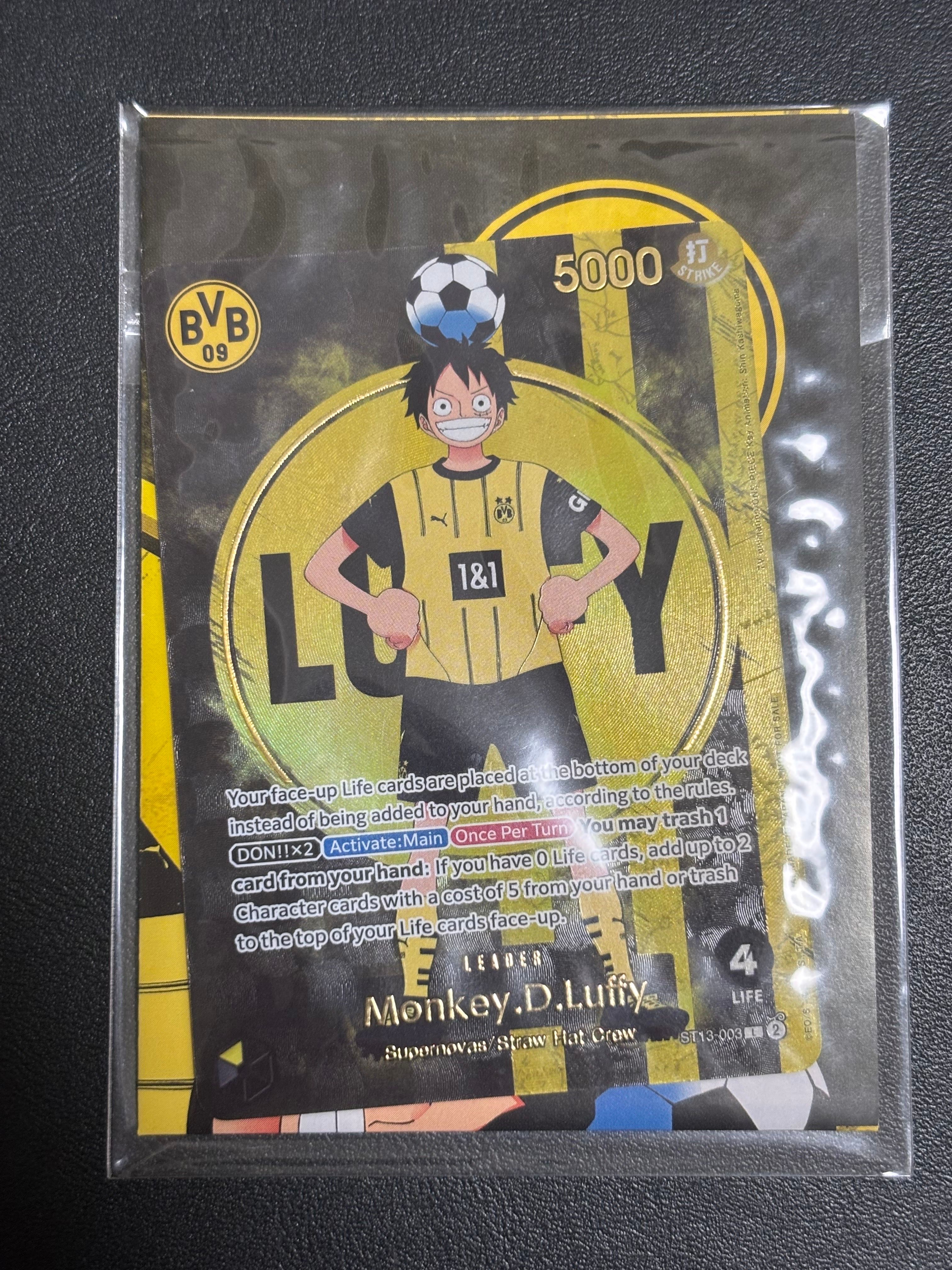 モンキー・D・ルフィ L [ST13-003]【英語版】(プロモーションカード「ボルシアドルトムント × ONE PIECE マッチデー 2025」)