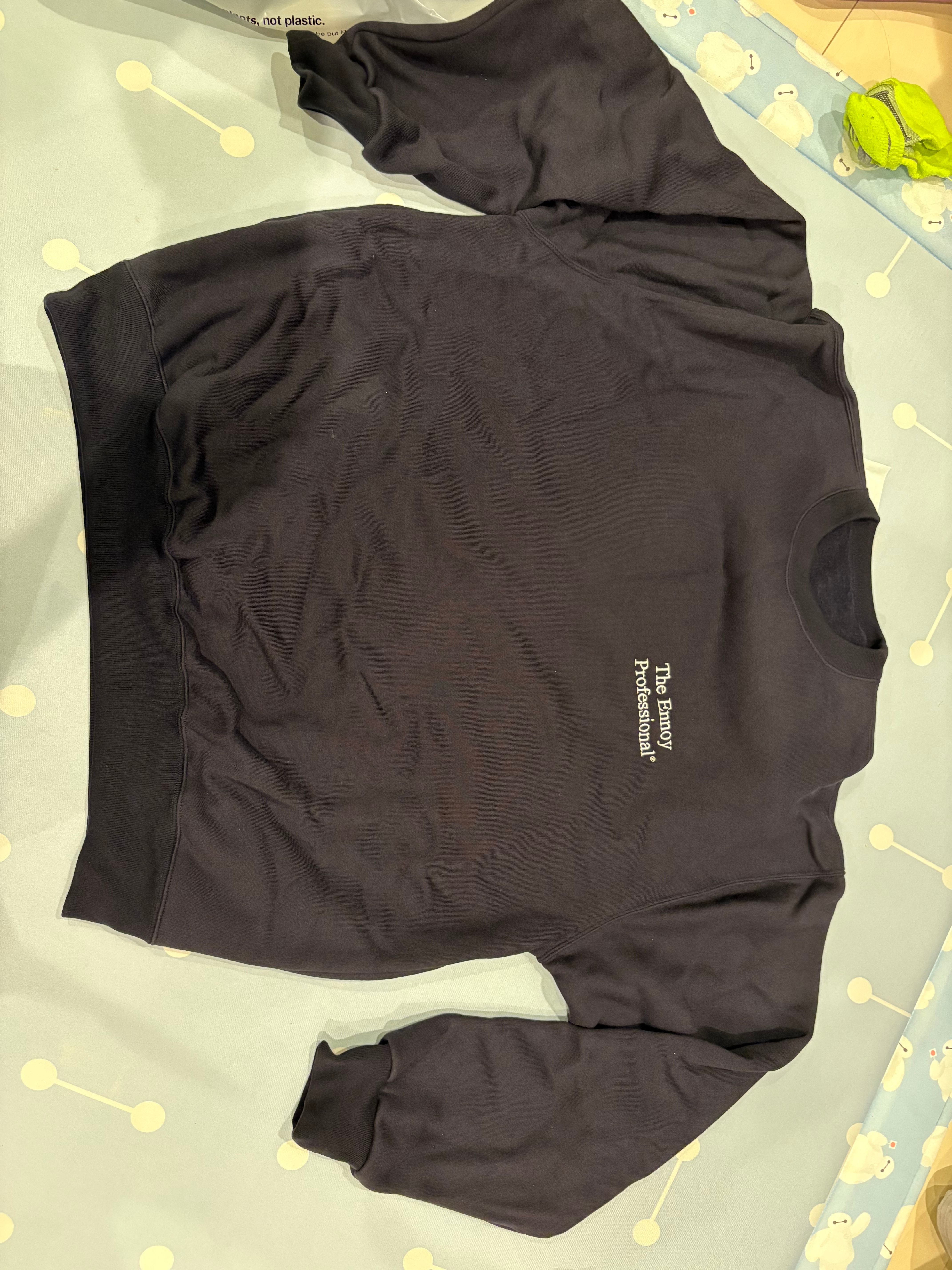 ENNOY Professional Crew Sweat Set Up "Navy/White" 25SS