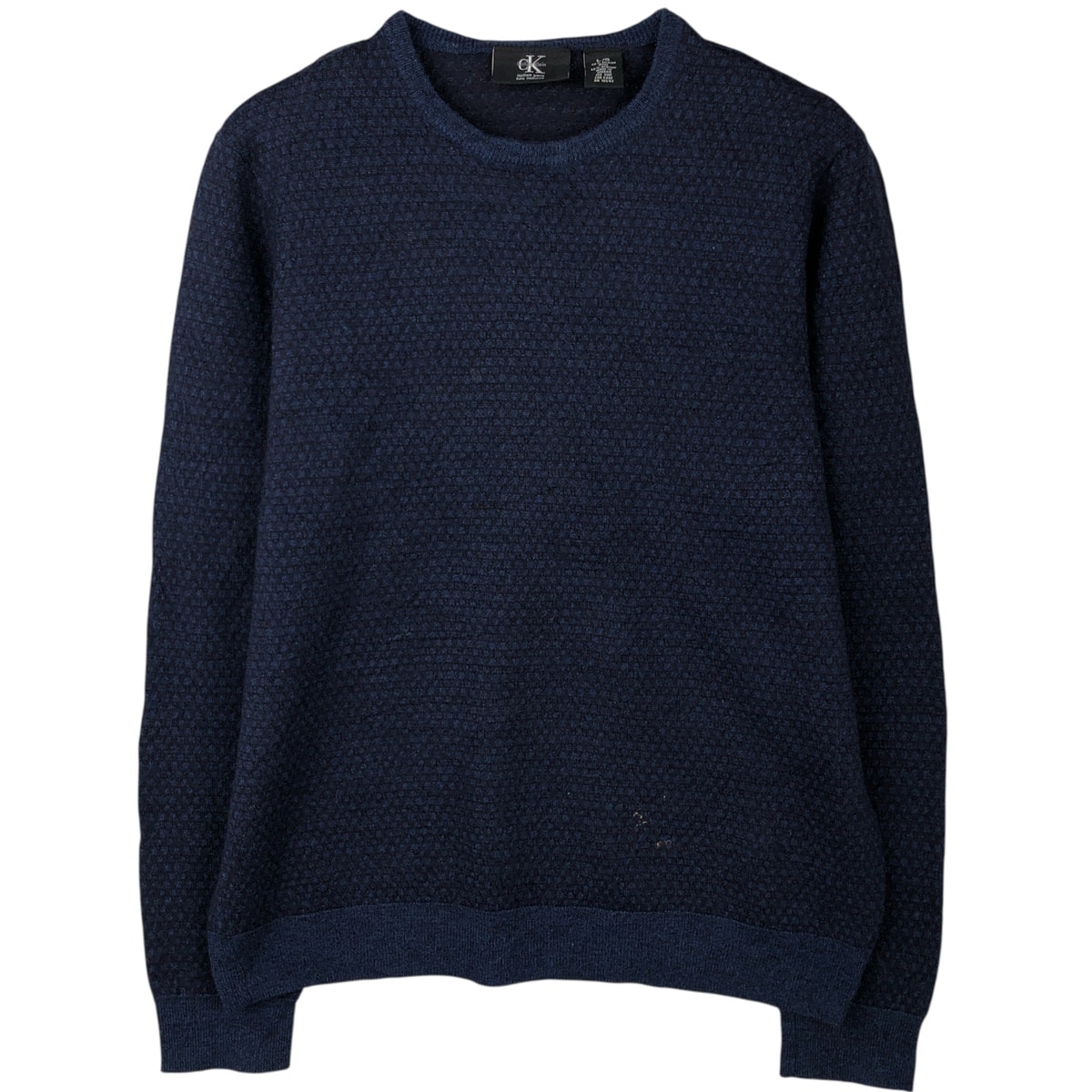 古着 カルバンクライン Calvin klein アクリル×メリノウールニットセーター メンズL相当/eaa611698