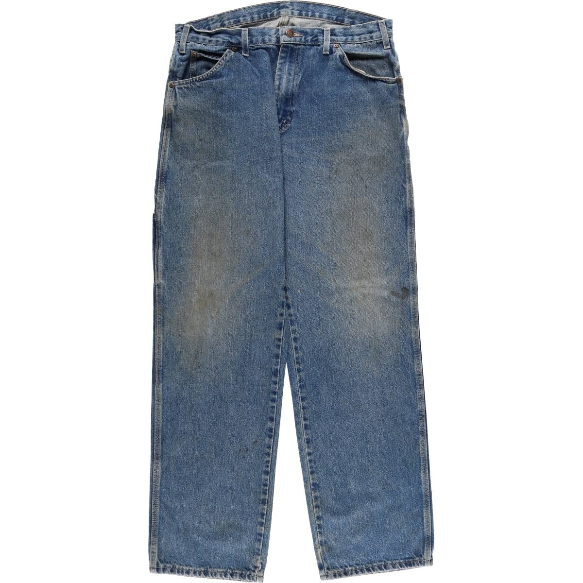 古着 ディッキーズ Dickies デニムペインターパンツ メンズw34相当/eaa562219