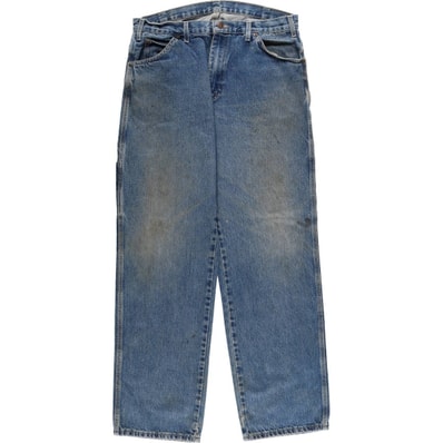 古着 ディッキーズ Dickies デニムペインターパンツ メンズw34相当/eaa562219