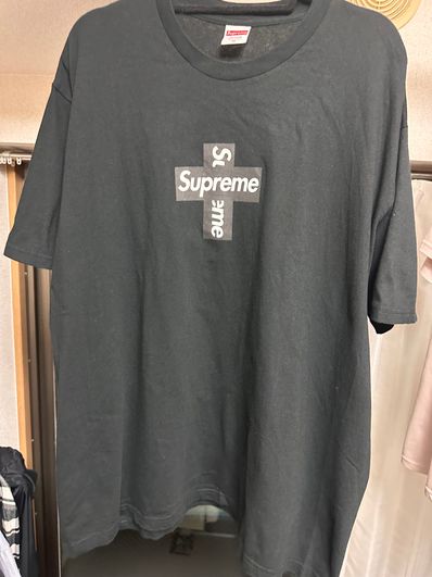 Supreme Cross Box Logo Tee "Black"