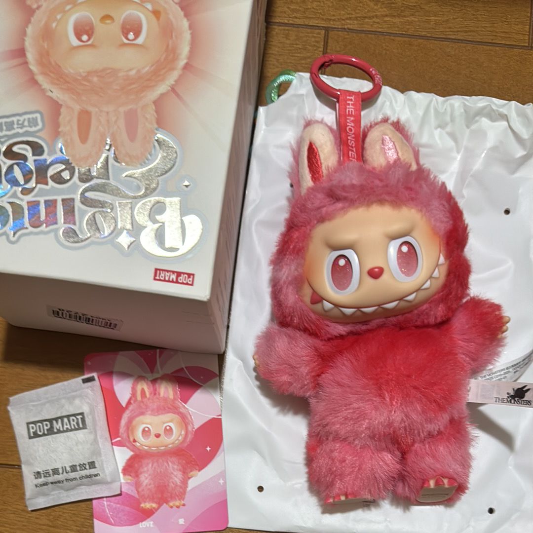POP MART THE MONSTERS (LABUBU) Big into Energy Series Plush Pendant LOVE
