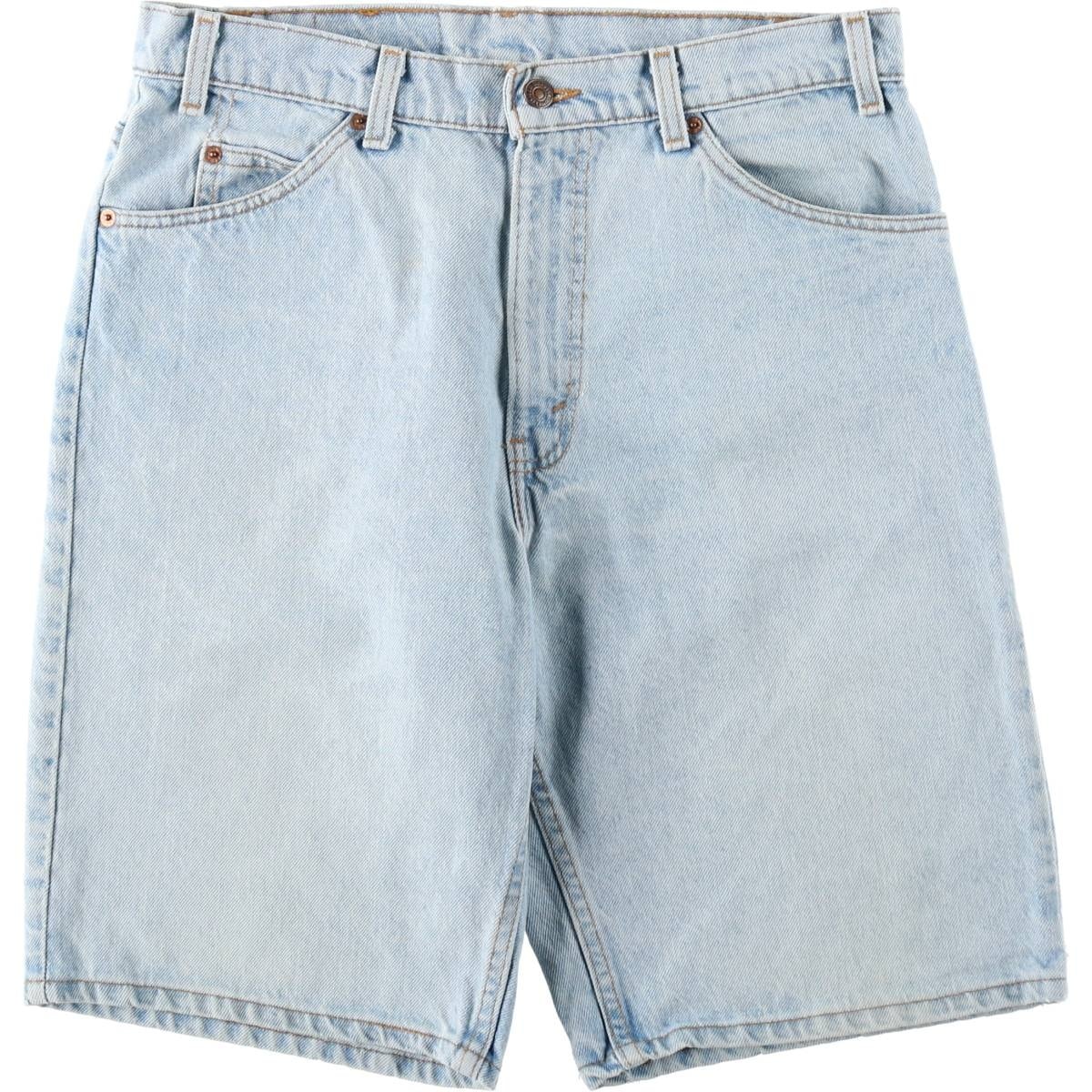 古着 90年代 リーバイス Levi's 550 デニムショーツ ハーフパンツ ジョーツ USA製 メンズw34相当 ヴィンテージ/eaa620246