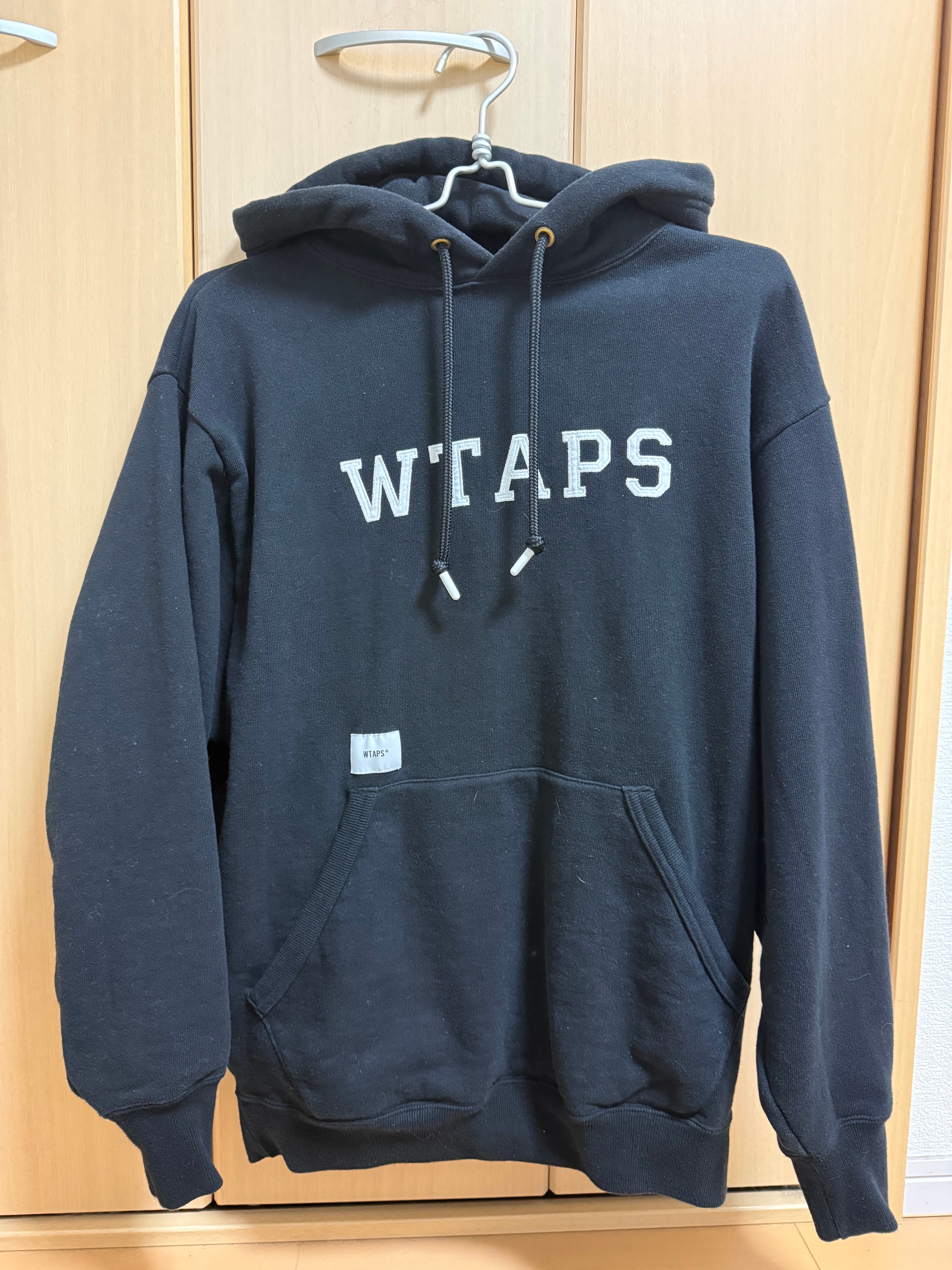 Wtaps Academy / Hoody / Cotton. College "Black"