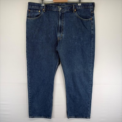 古着 リーバイス Levi's デニム パンツ 505 ジッパーフライ 5ポケット ストレート ジーンズ ジーパン W44 L32 ブルー系 メンズ