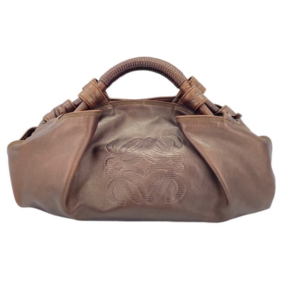 ロエベ LOEWE ナッパアイレ アナグラム ハンドバッグ【中古】